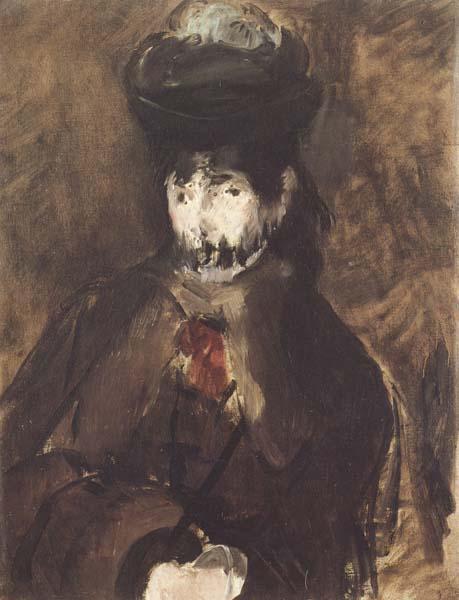Edouard Manet Jeune femme voilee (mk40) oil painting image